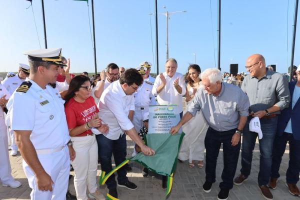Rafael Fonteles inaugura o Porto Piauí, obra que pode dobrar o PIB do estado