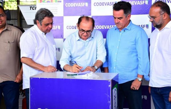 Ciro destaca investimentos que impulsionam desenvolvimento em municípios, como em Floriano(Imagem:Ascom)