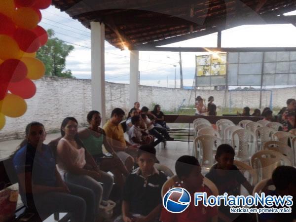 Escola Mega de Floriano realiza 1&ordf; Gincana Liter&aacute;ria.(Imagem:FlorianoNews)