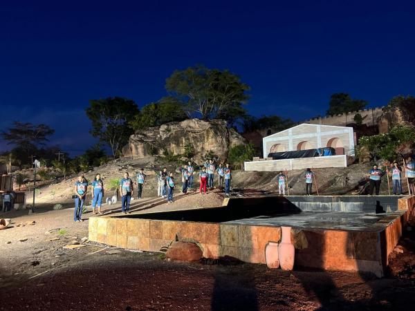  Atores intensificam ensaios no Teatro Cidade Cenogr&aacute;fica para 29&ordf; Paix&atilde;o de Cristo de Floriano(Imagem:Divulga&ccedil;&atilde;o)