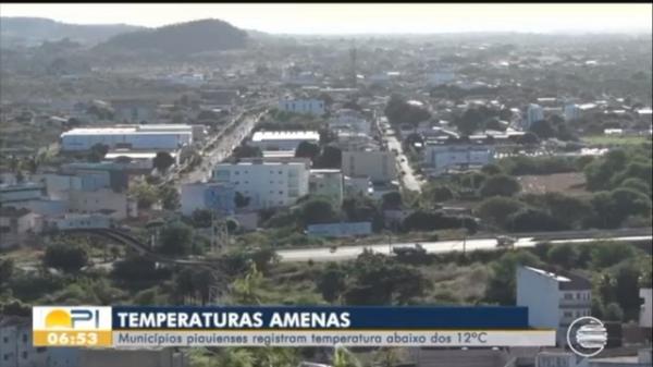 Cidades piauienses registram temperaturas de 12º C; meteorologista explica trégua no calor