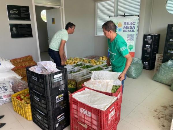   Associa&ccedil;&atilde;o de Produtores de Alho doa 2.5 toneladas de alimentos ao Sesc Mesa Brasil(Imagem:Divulga&ccedil;&atilde;o)