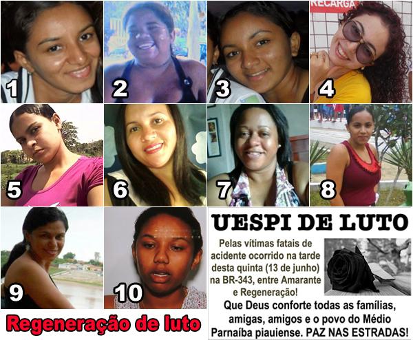 Conhe&ccedil;a as alunas da UESPI que estavam no &ocirc;nibus que incendiou(Imagem:180Graus)