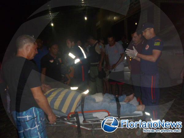 Homem &eacute; baleado ap&oacute;s tentativa de assalto em Floriano.(Imagem:FlorianoNews)