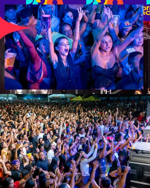 Show de aniversário pelos 129 anos de Floriano reúne cerca de 15 mil pessoas e movimenta a economia local(Imagem:Secom)