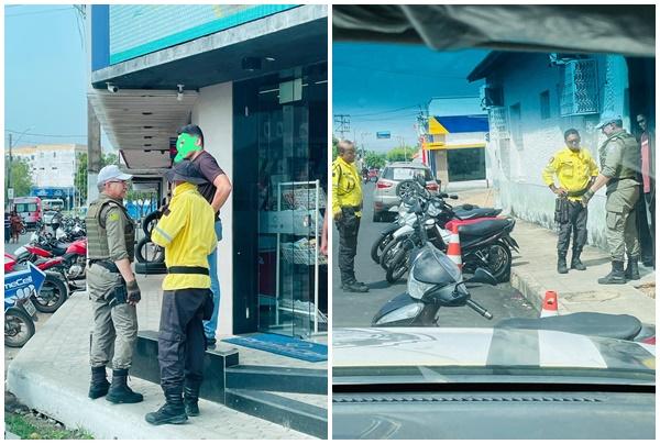  SUTRAN e Pelot&atilde;o de Tr&acirc;nsito promovem a&ccedil;&atilde;o de organiza&ccedil;&atilde;o do tr&aacute;fego no centro de Floriano.(Imagem:Divulga&ccedil;&atilde;o/PM)