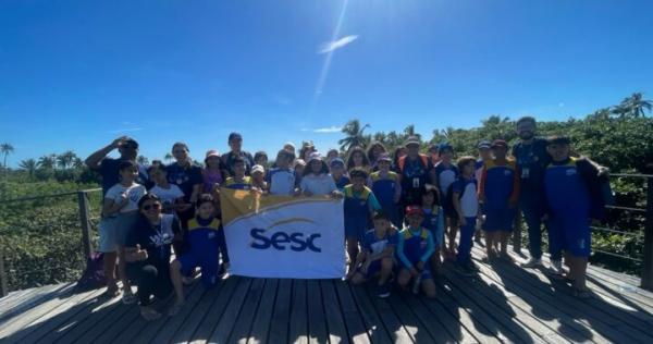  Foco em educa&ccedil;&atilde;o ambiental: Turismo Social do Sesc Beira Rio e Escola Sesc Centro Educacional promovem passeio pedag&oacute;gico com alunos.(Imagem:Divulga&ccedil;&atilde;o)