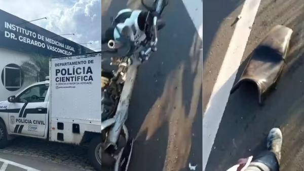 Motociclista morre após ser atropelado na BR-343; médico morreu no mesmo trecho 4 dias antes