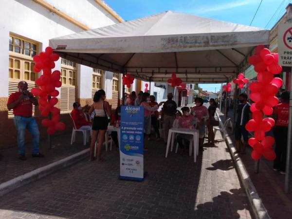 A&ccedil;&atilde;o realizada na Rua S&atilde;o Pedro(Imagem:FlorianoNews)