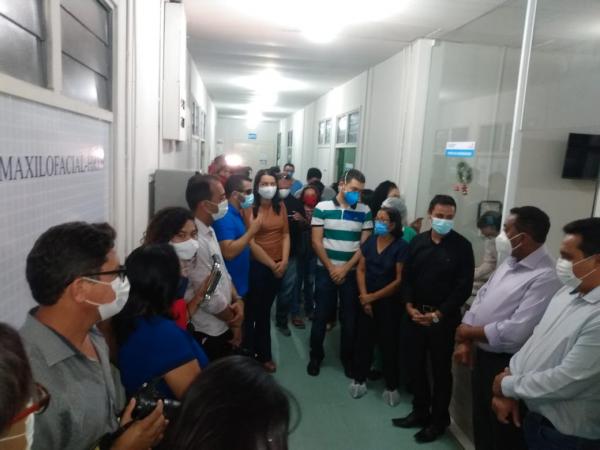 Hospital Tib&eacute;rio Nunes inaugura Ala ?D?, ETE e po&ccedil;o artesiano(Imagem:FlorianoNews)