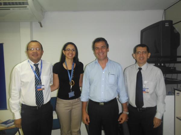Gilberto J&uacute;nior participou de encontro com a CEF e avaliou e avaliou futuras parcerias.(Imagem:FlorianoNews)