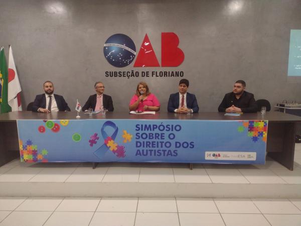 OAB Floriano promove simpósio sobre os direitos dos autistas