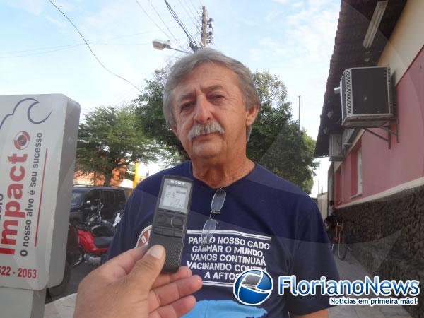 Em&iacute;dio Gabriel, coordenador da Ag&ecirc;ncia de Defesa Animal e Vegetal (ADAPI), regional de Floriano-Piau&iacute;.(Imagem:FlorianoNews)