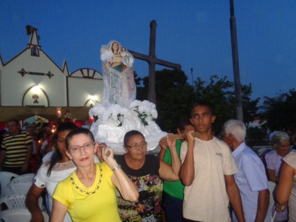 Prociss&atilde;o e Santa Missa encerram o Festejo de Nossa Senhora de Nazar&eacute;.(Imagem:FlorianoNews)
