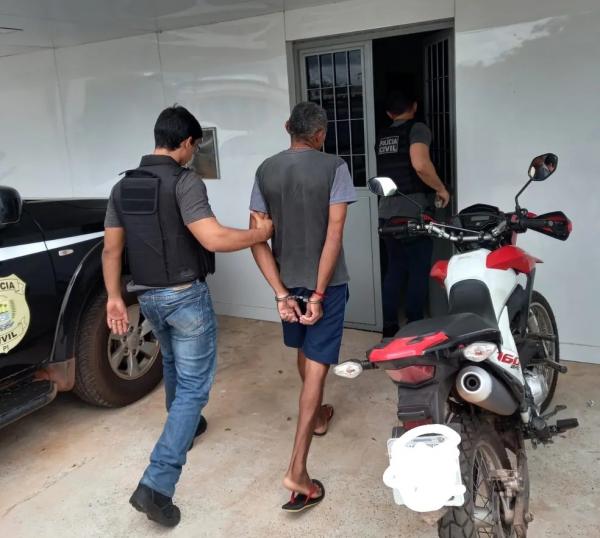 Homem de 43 anos é preso suspeito de estuprar vizinha com deficiência em José de Freitas, no PI