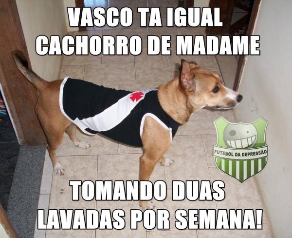 Vasco vira piadas em redes sociais.(Imagem:Blog meio de campo)
