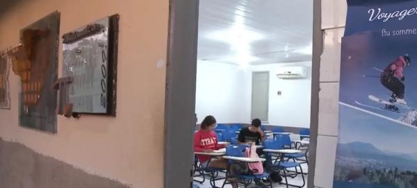  Sala de aula da Universidade Estadual do Piau&iacute;.(Imagem:Reprodu&ccedil;&atilde;o /TV Clube )