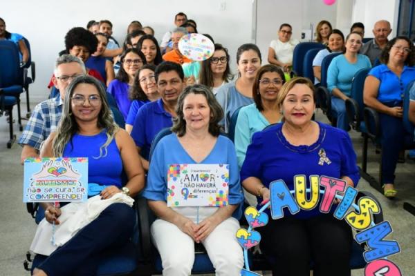  Abril Azul: Educa&ccedil;&atilde;o de Floriano promove a&ccedil;&atilde;o para fortalecer a inclus&atilde;o de crian&ccedil;as autistas(Imagem:Secom)