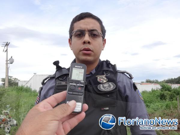 Tenente Igor Vieira, Comandante do 2&ordm; Pelot&atilde;o da PM de Bar&atilde;o de Graja&uacute;.(Imagem:FlorianoNews)
