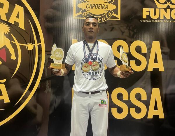 Capoeirista piauiense conquista dois títulos em competição nacional realizada no Pará