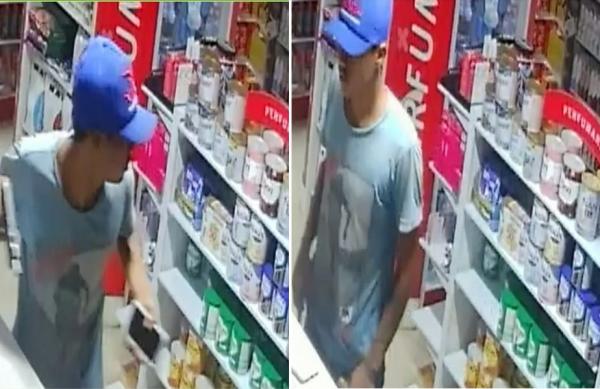 Câmera flagra homens armados assaltando farmácia em cidade do Piauí