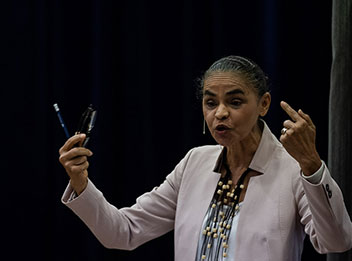 Marina Silva diz que não se assusta com pesquisas