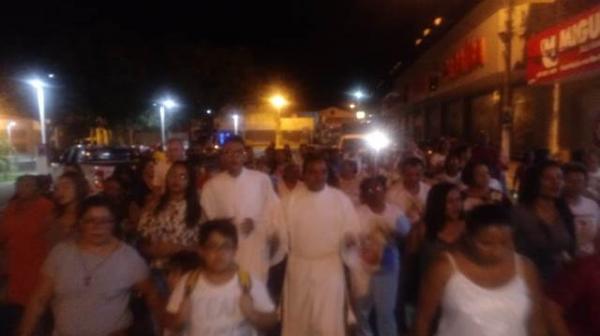 Par&oacute;quia de S&atilde;o Jos&eacute; Oper&aacute;rio celebra encerramento da festa da Divina Miseric&oacute;rdia(Imagem:FlorianoNews)