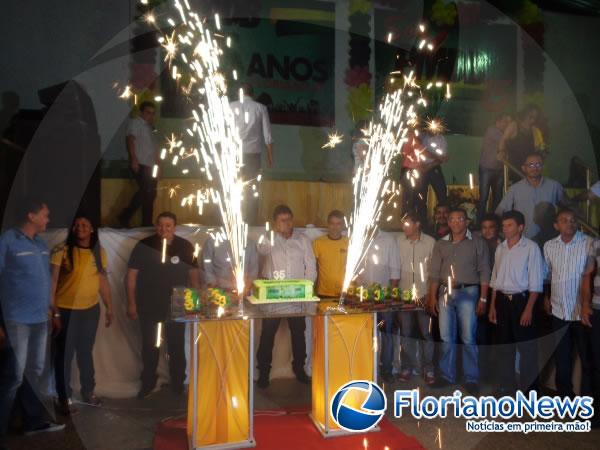 PMDB comemora 35&ordm; anivers&aacute;rio com filia&ccedil;&otilde;es e homenagens em Floriano.(Imagem:FlorianoNews)