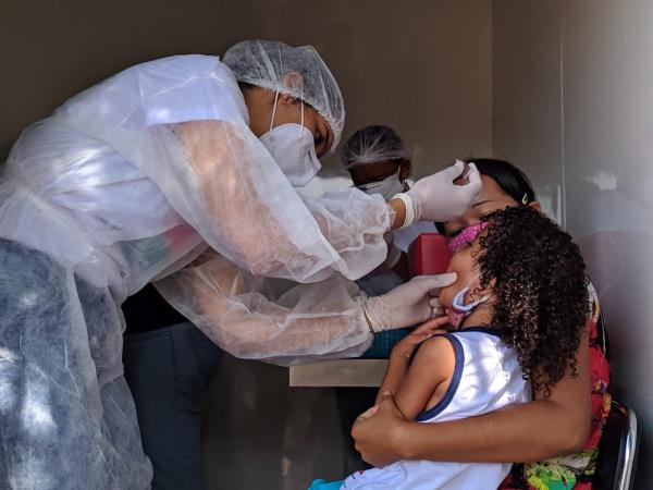 Vacinação de Floriano divulga programação para Campanha contra a Poliomielite e de Multivacinação.(Imagem:Secom)