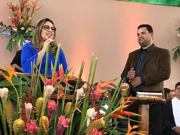 Rejane Dias e Ak&aacute;ssio Alves(Imagem:FlorianoNews)