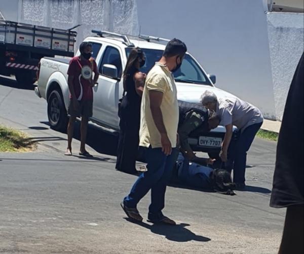 M&atilde;e e filho sofrem acidente em Floriano(Imagem:FlorianoNews)