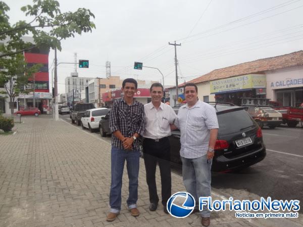 Prefeito maranhense visita Floriano e elogia gest&atilde;o no tr&acirc;nsito.(Imagem:FlorianoNews)