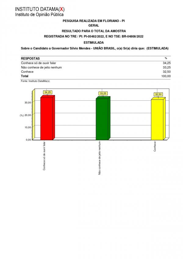 Pesquisa do Instituto Datamax(Imagem:Divulga&ccedil;&atilde;o)