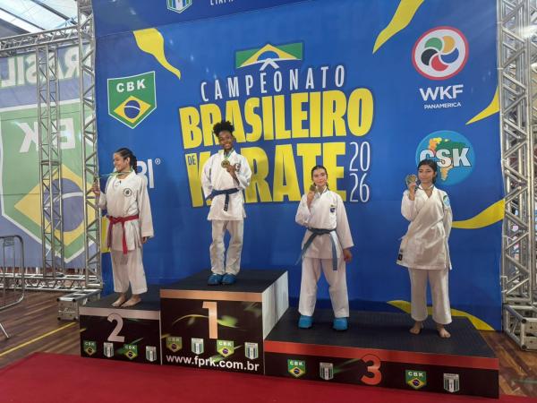 Estudante da rede estadual conquista ouro na classificatória do Campeonato Brasileiro de Karatê