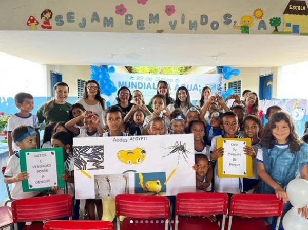Ação na Escola Municipal Benedito Rodrigues celebra o Dia Mundial da Água