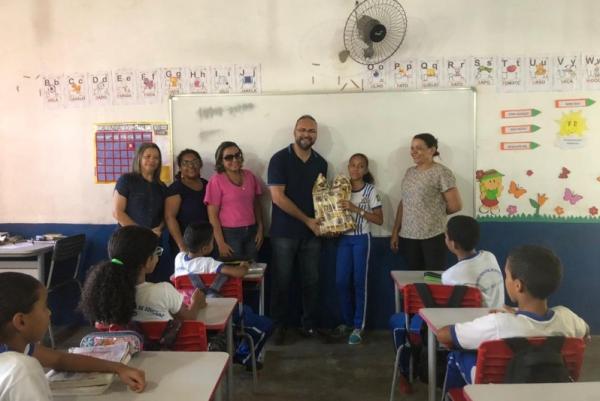 SEMED premia alunos do Simulado em Prepara&ccedil;&atilde;o &agrave; Prova SAEB.(Imagem:Secom)