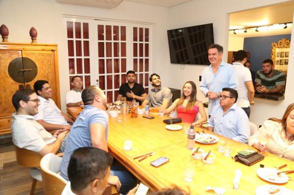  Ciro Nogueira recebe Silvio, secret&aacute;rios e amigos(Imagem:Divulga&ccedil;&atilde;o)