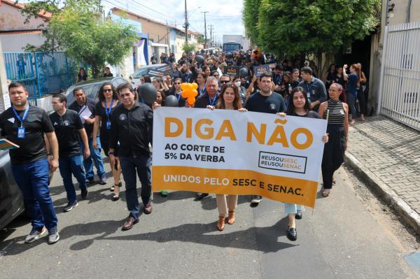 Mobiliza&ccedil;&atilde;o contra corte de 5% do Sesc e Senac acontece em Teresina(Imagem:Reprodu&ccedil;&atilde;o)