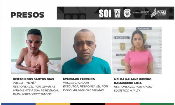 Esquema divulgado pela Secretaria de Seguran&ccedil;a do Piau&iacute; ? Mortes em S&atilde;o Raimundo Nonato(Imagem:Divulga&ccedil;&atilde;o)
