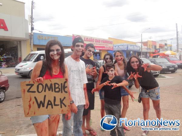 Realizado em Floriano 1º Zombie Walk.(Imagem:FlorianoNews)