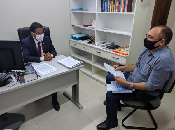 Secret&aacute;rio de Educa&ccedil;&atilde;o de Floriano participa de audi&ecirc;ncia com Minist&eacute;rio P&uacute;blico(Imagem:SECOM)