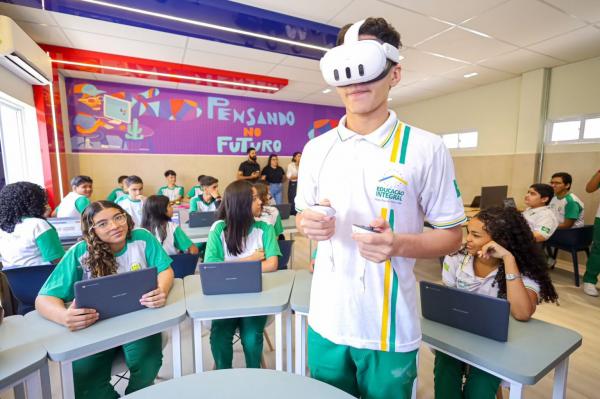 Educa&ccedil;&atilde;o em tempo integral e ensino profissional ampliam oportunidades para a juventude piauiense.(Imagem:Ascom Seduc)
