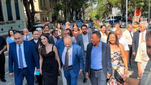 Joel Rodrigues inicia campanha neste domingo (16) ao lado do prefeito de Teresina, Silvio Mendes.(Imagem:Vit&oacute;ria Luna - TV Clube)