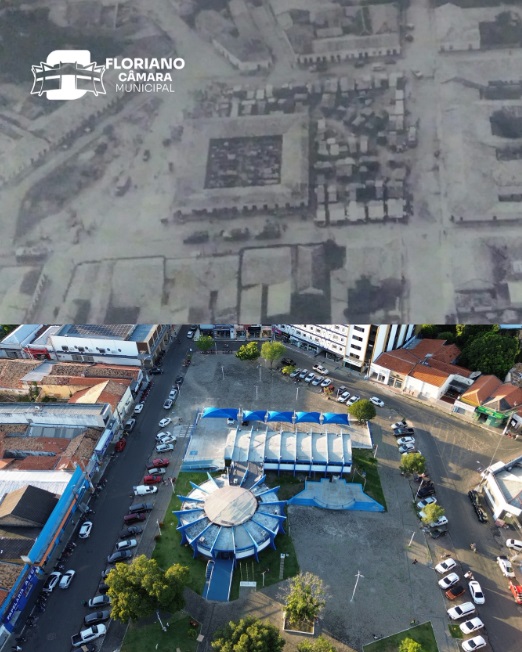 De Mercado Público a Câmara Municipal: a transformação histórica no coração de Floriano