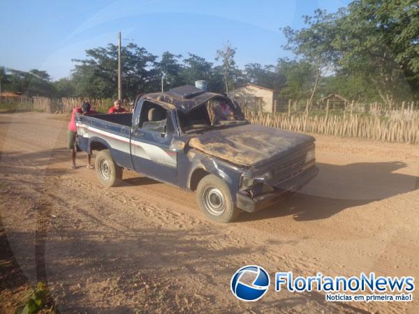Veículo tomba e deixa nove feridos na zona rural de Barão de Grajaú.(Imagem:FlorianoNews)