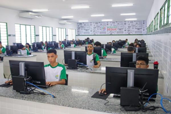 Conectividade transforma rotina e amplia aprendizagem nas escolas de tempo integral(Imagem:Letícia Santos)