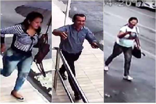 Pol&iacute;cia Civil divulga imagens de autores de conto do vig&aacute;rio em Floriano.(Imagem:Divulga&ccedil;&atilde;o/Pol&iacute;cia Civil)