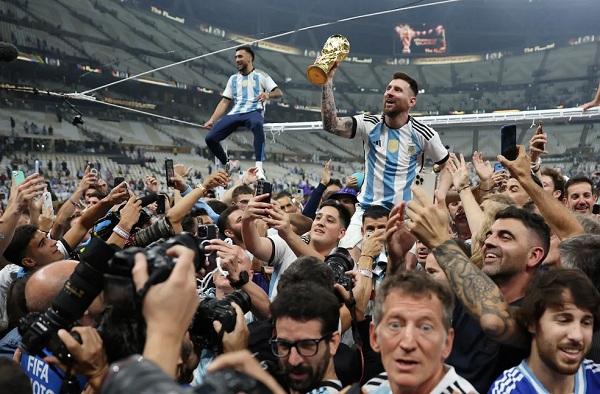  Messi comandou a sele&ccedil;&atilde;o da Argentina na conquista do tricampeonato mundial.(Imagem: Reuters )