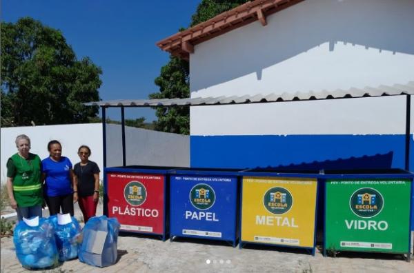 Floriano avança na reciclagem com coleta de 102kg de materiais recicláveis