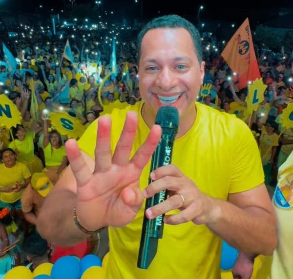 Coligação "Barão de Esperança" realiza arrastão com Gleydson Resende e mobiliza Barão de Grajaú